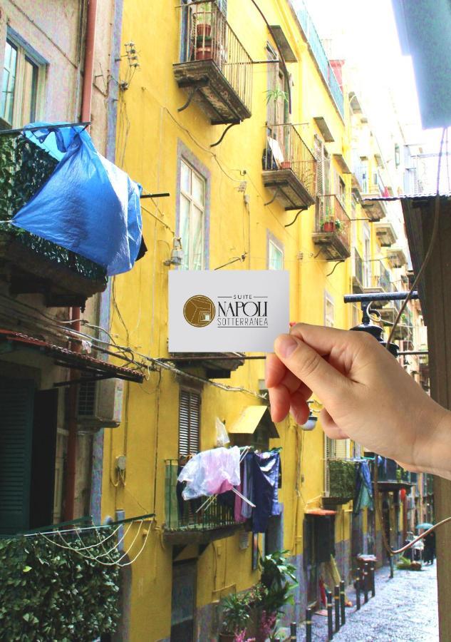 Suite Napoli Sotterranea Con Vasca Idromassaggio ภายนอก รูปภาพ